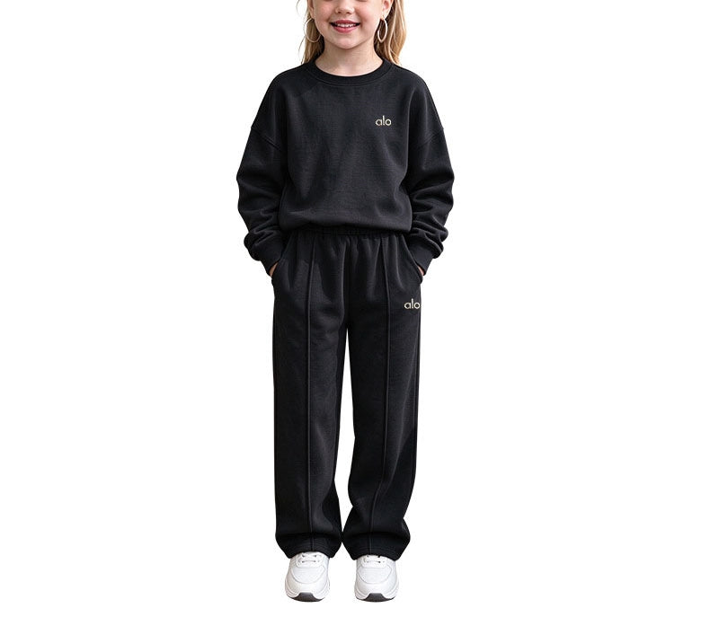 Kid's Athletic Sweatshirt & Jogger Pants 2-Piece Set
