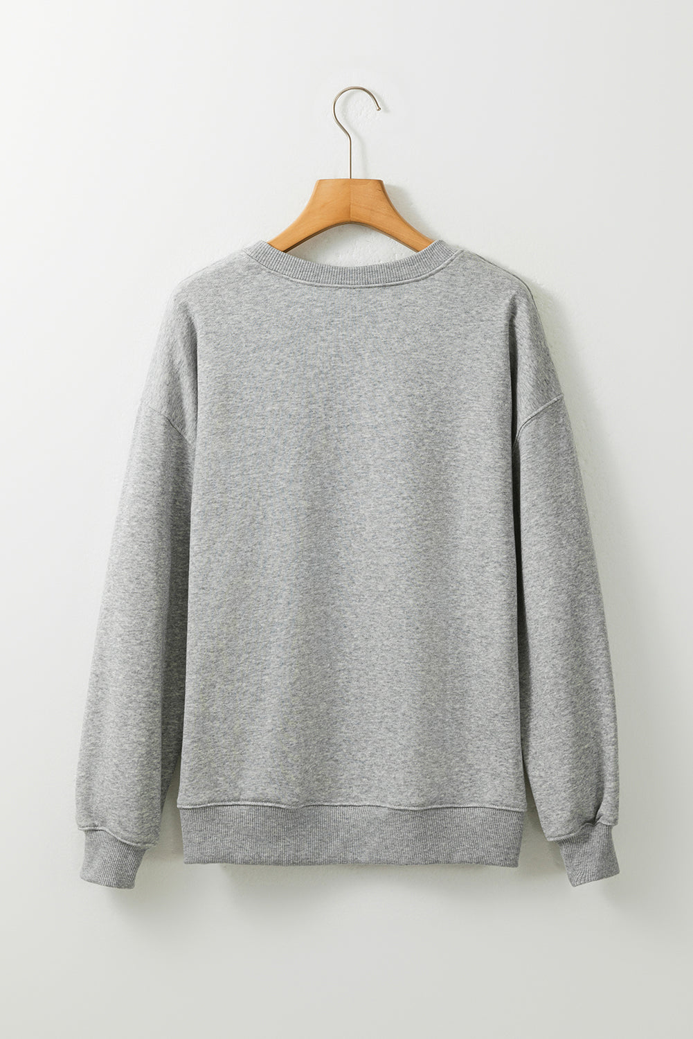 Sequin Baseball Game Day Graphic Casual Sweatshirt
