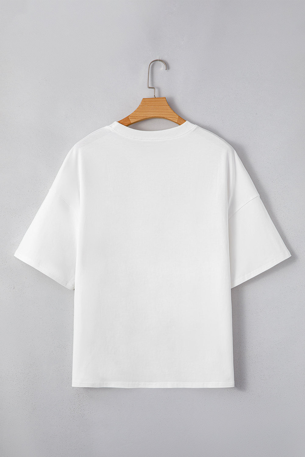 Drop Shoulder Half Sleeve Loose Tee