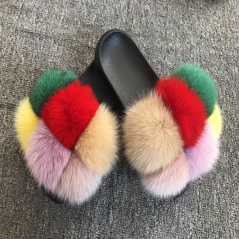 Tiosebon Fur Slippers - KOC