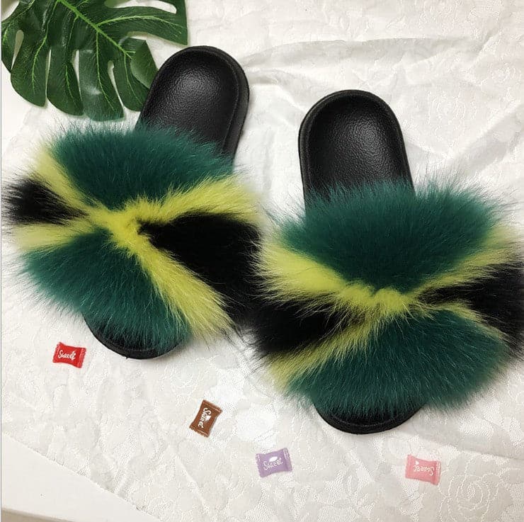 Tiosebon Fur Slippers - KOC