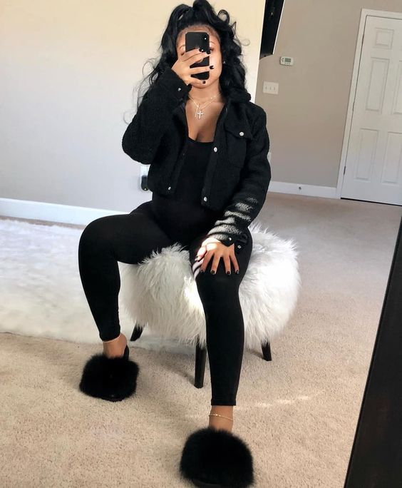 Fur Slippers Slides For Women - KOC