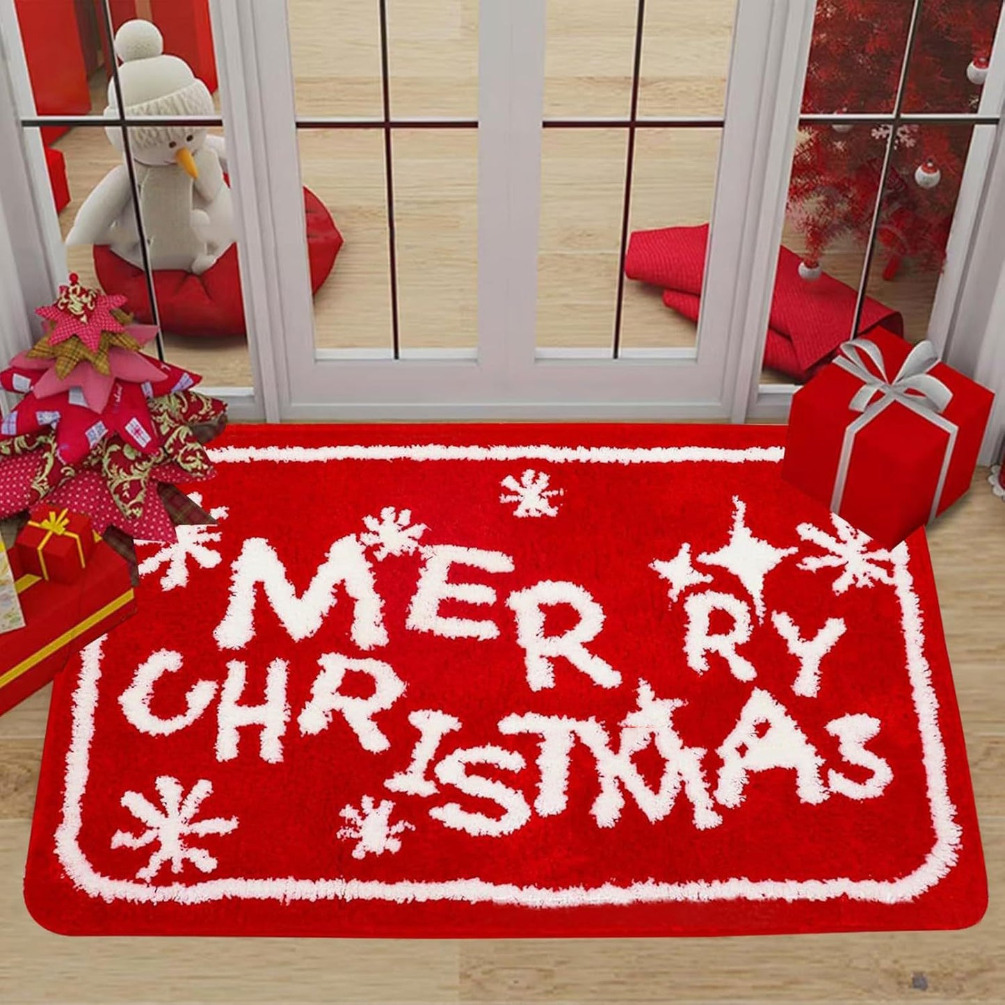 Christmas Snowflake Floor Mat
