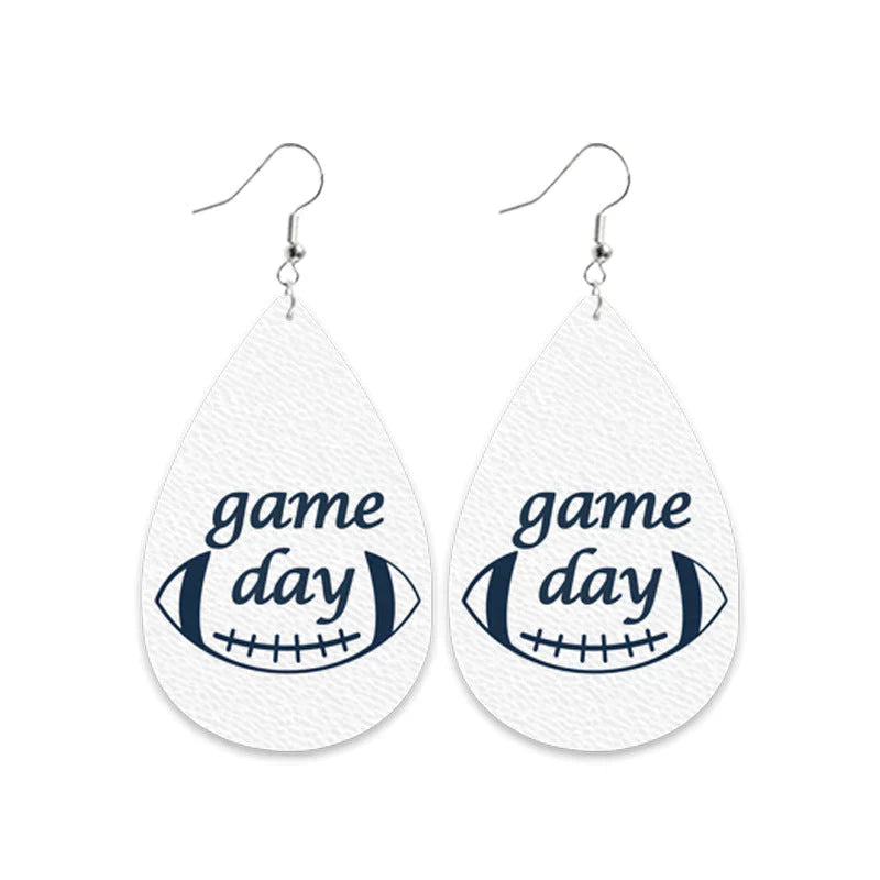 Baseball Volleyball Old Leather Earrings/For 3