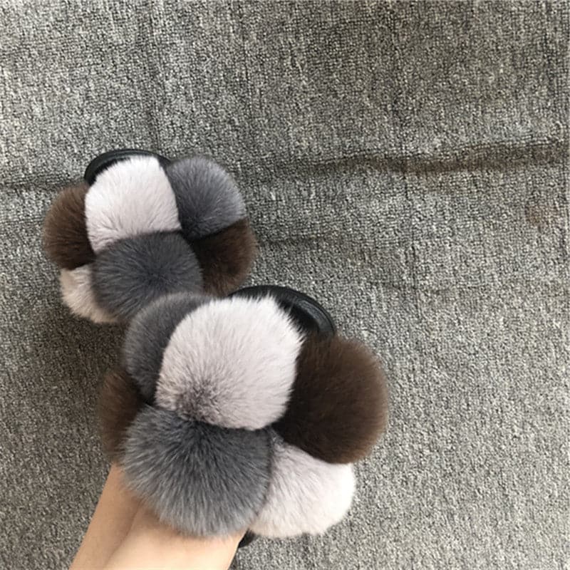 Tiosebon Fur Slippers - KOC