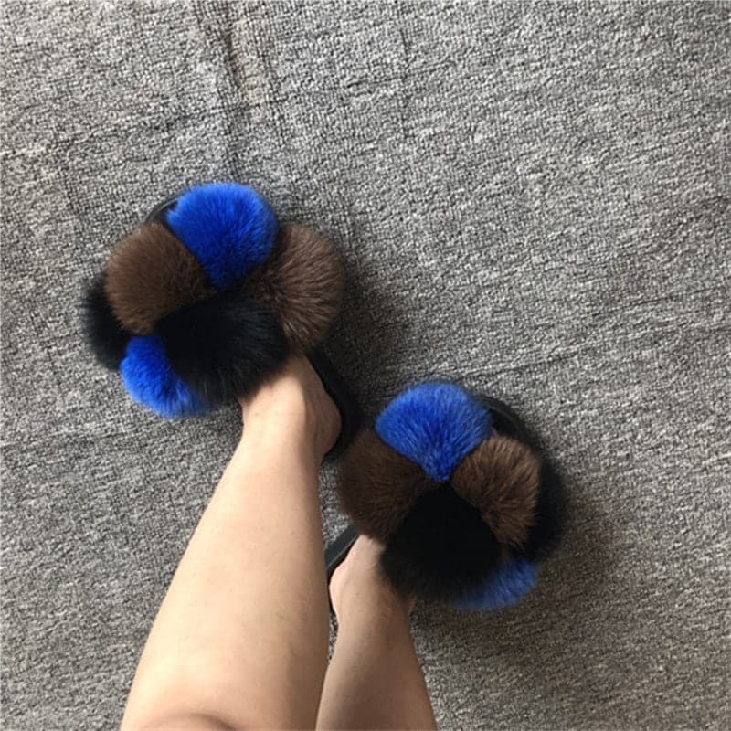 Tiosebon Fur Slippers - KOC
