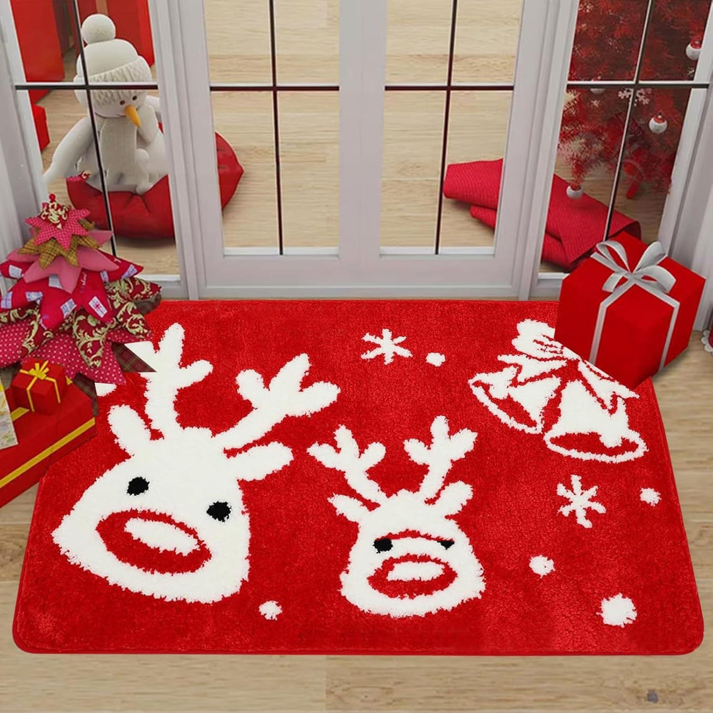 Christmas Snowflake Floor Mat