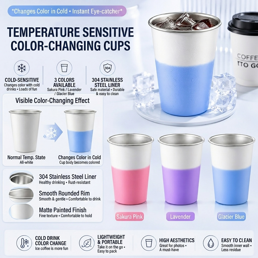 Customizable Heat Sensitive Color Changing Mug