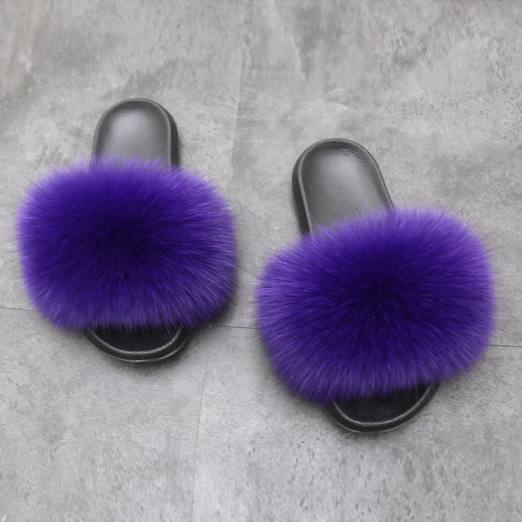 Tiosebon Fur Slippers - KOC