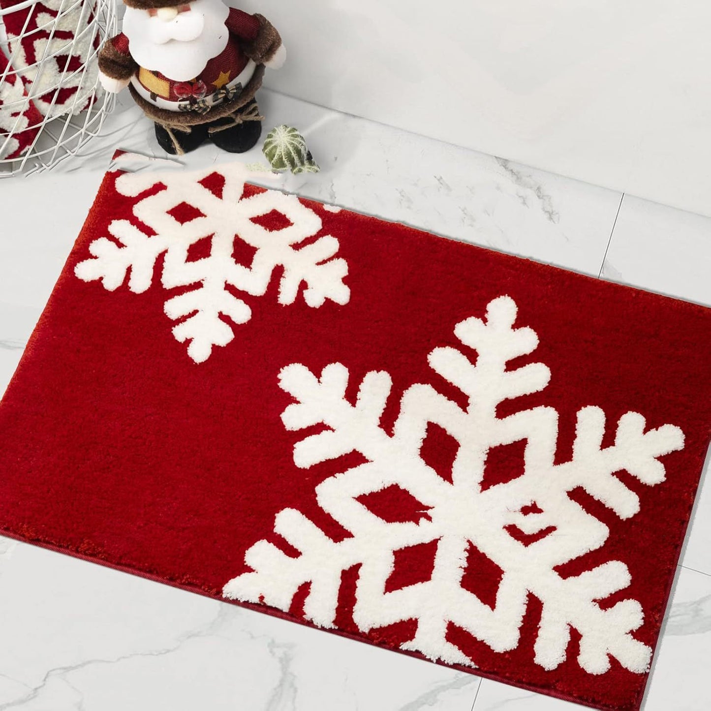 Christmas Snowflake Floor Mat