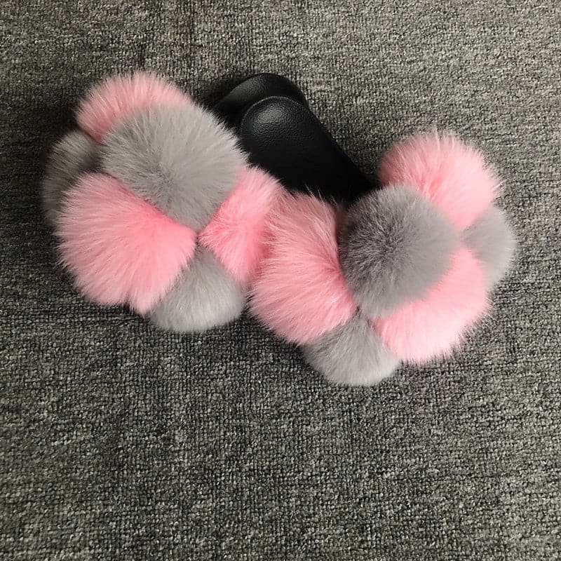 Tiosebon Fur Slippers - KOC