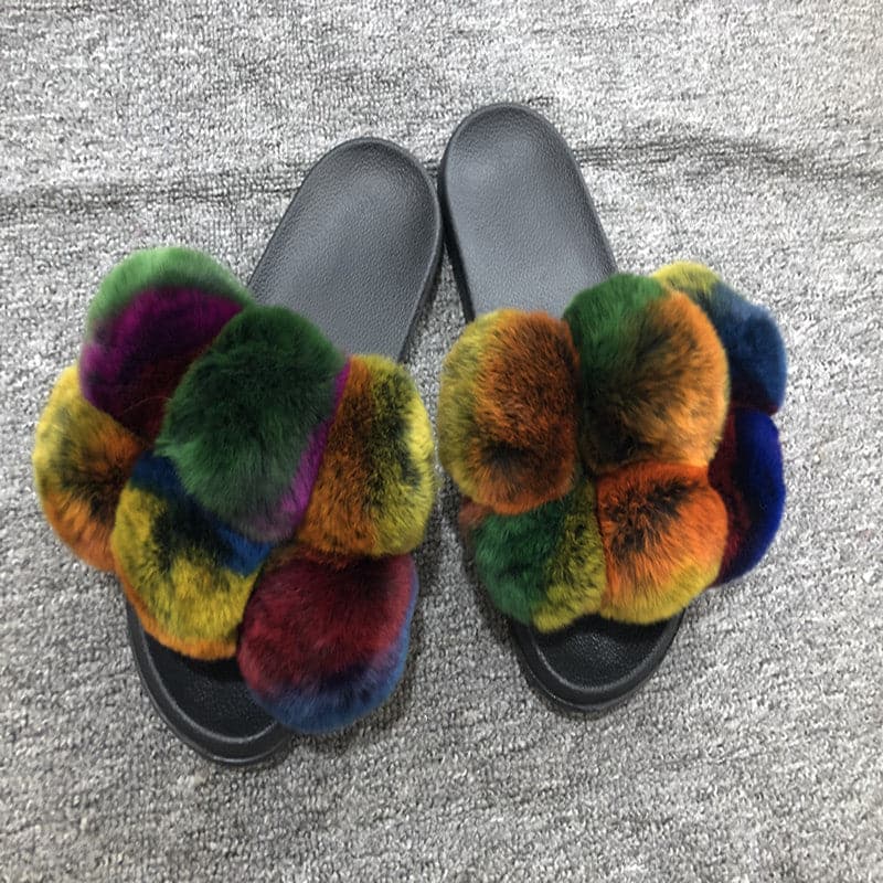 Tiosebon Fur Slippers - KOC