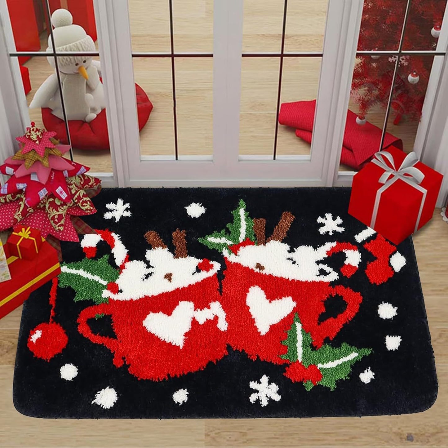 Christmas Snowflake Floor Mat