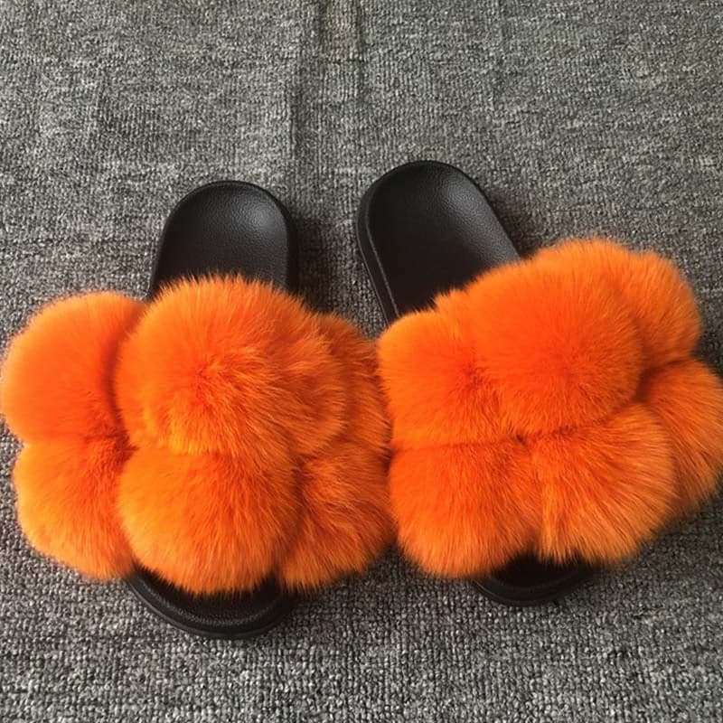 Tiosebon Fur Slippers - KOC