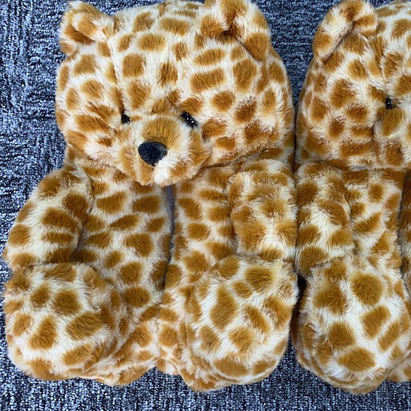 Lady teddy bear slippers - KOC