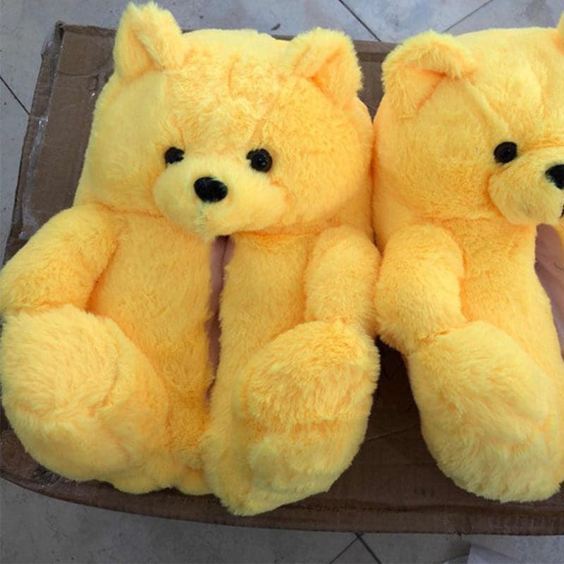Lady teddy bear slippers - KOC