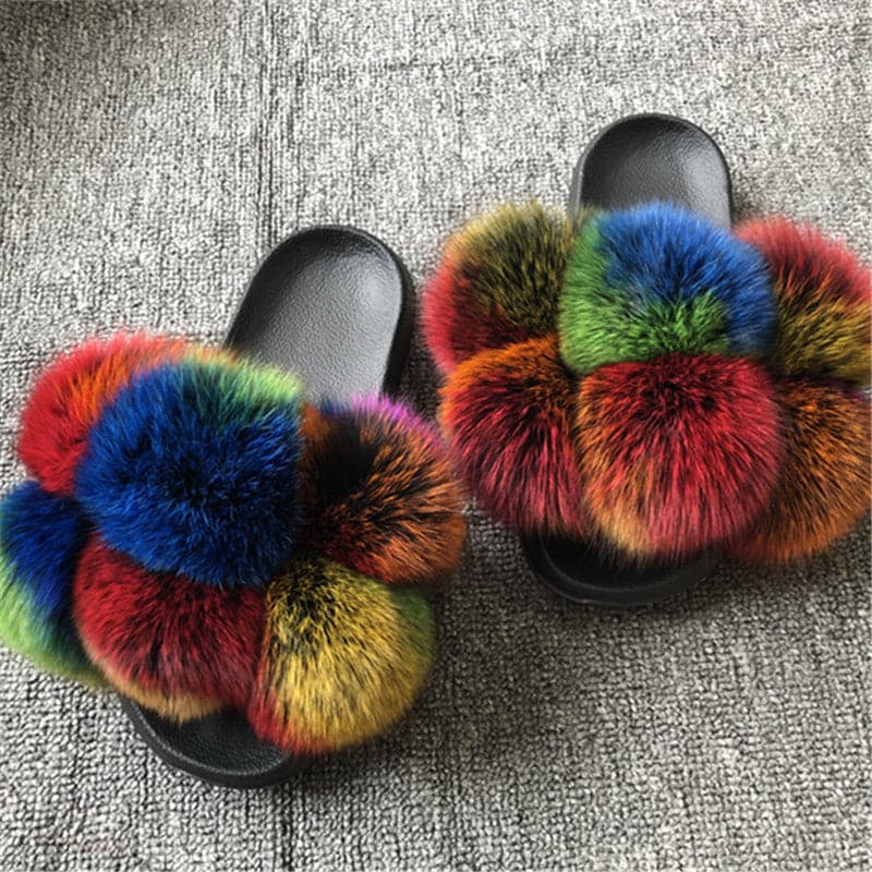 Tiosebon Fur Slippers - KOC