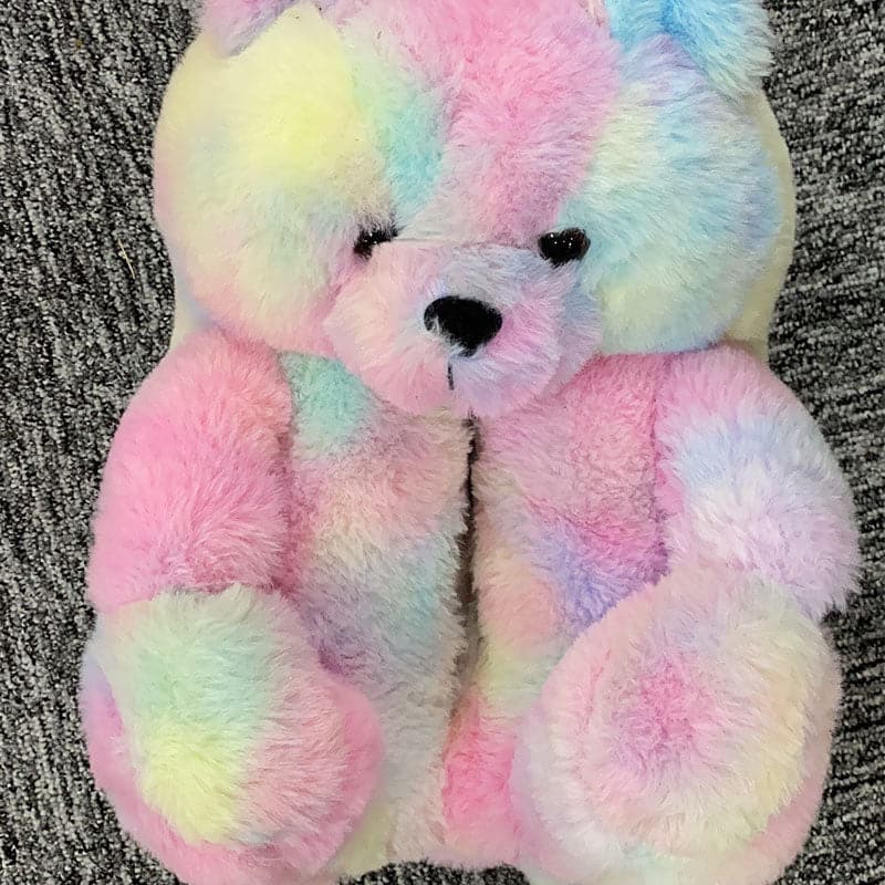 Lady teddy bear slippers - KOC