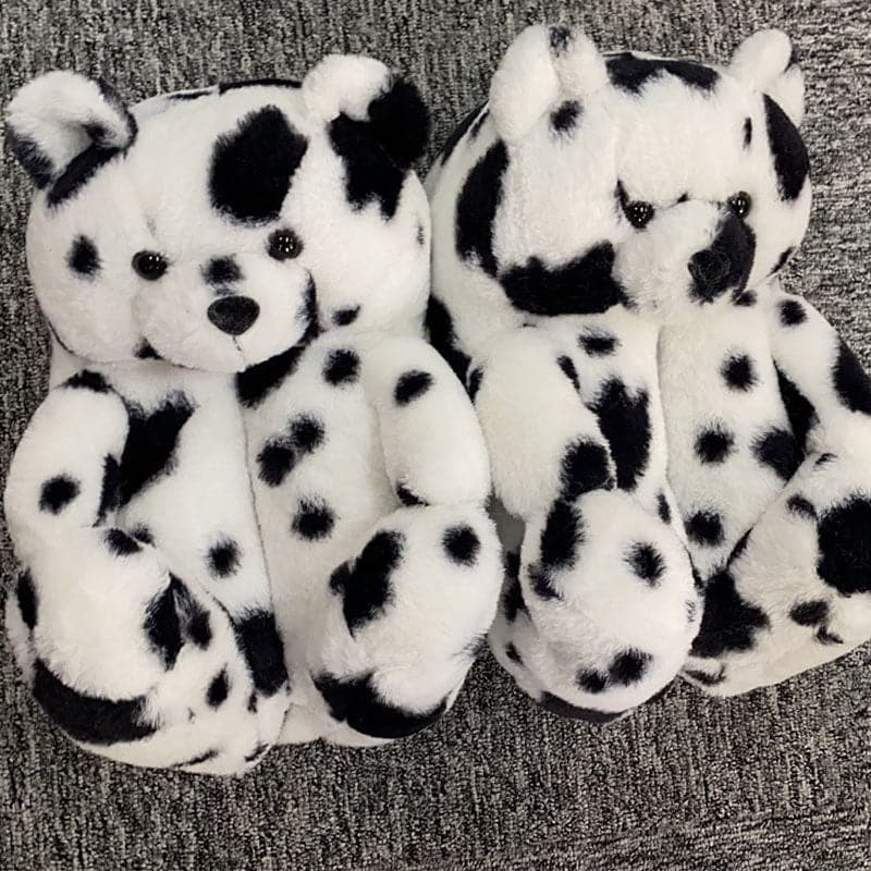 Lady teddy bear slippers - KOC