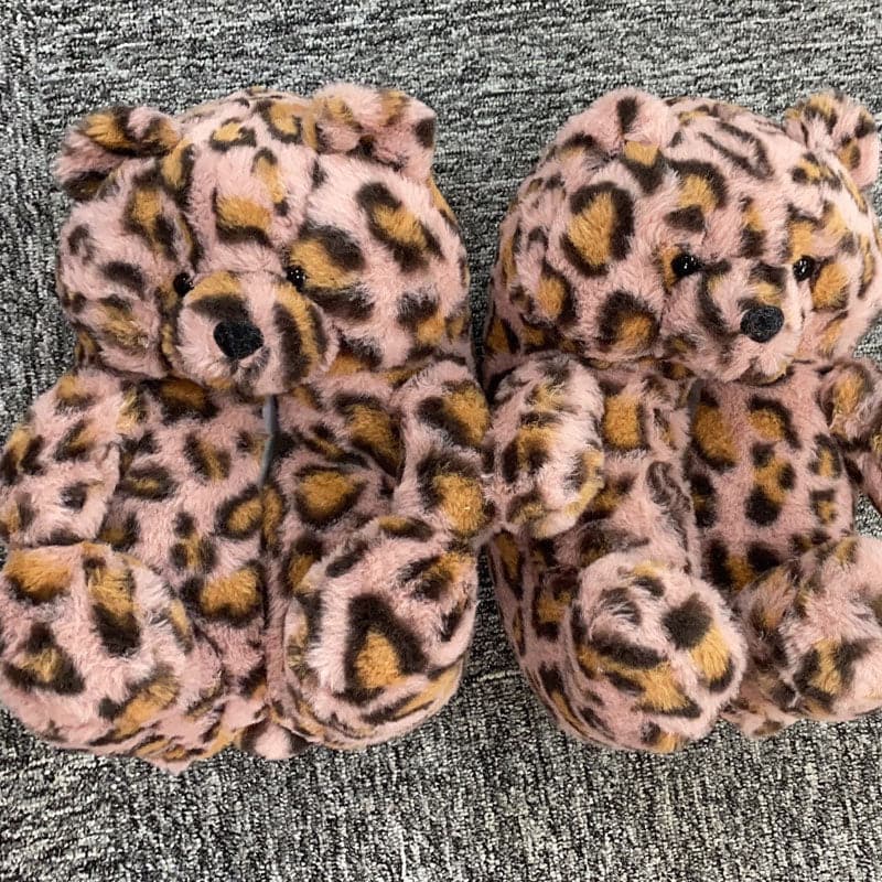 Lady teddy bear slippers - KOC