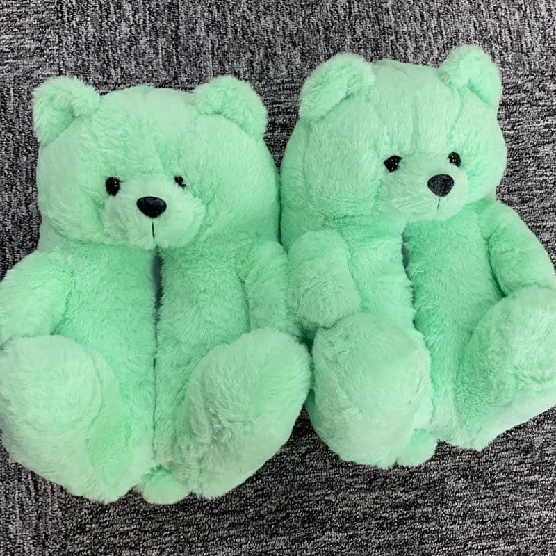 Lady teddy bear slippers - KOC