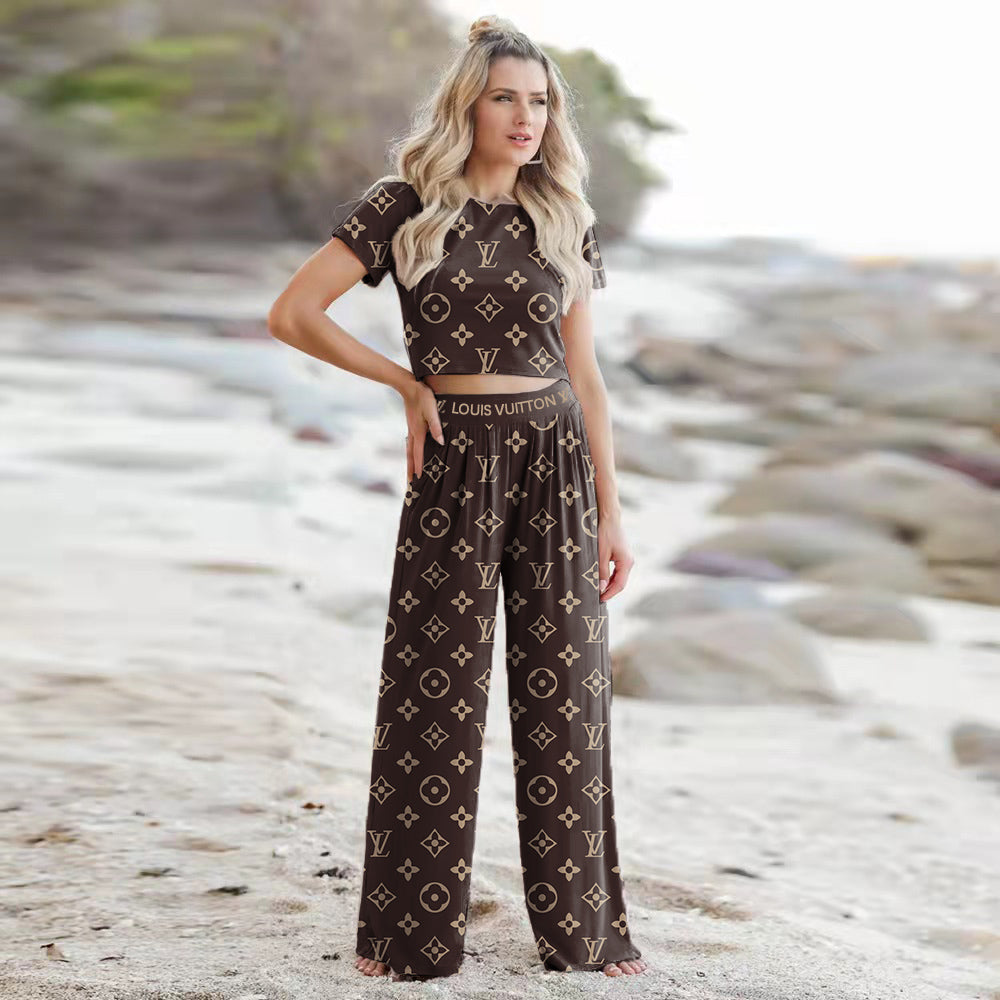 L//v Casual Print Suit