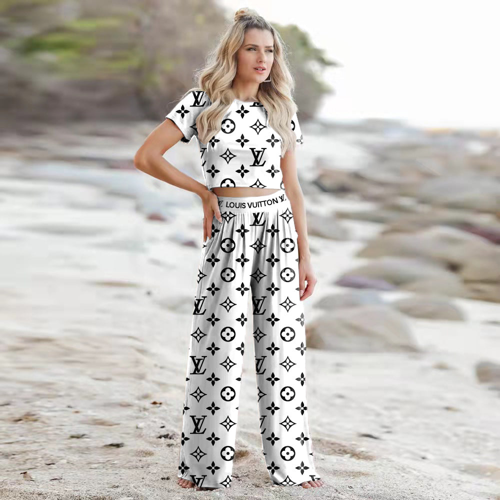 L//v Casual Print Suit