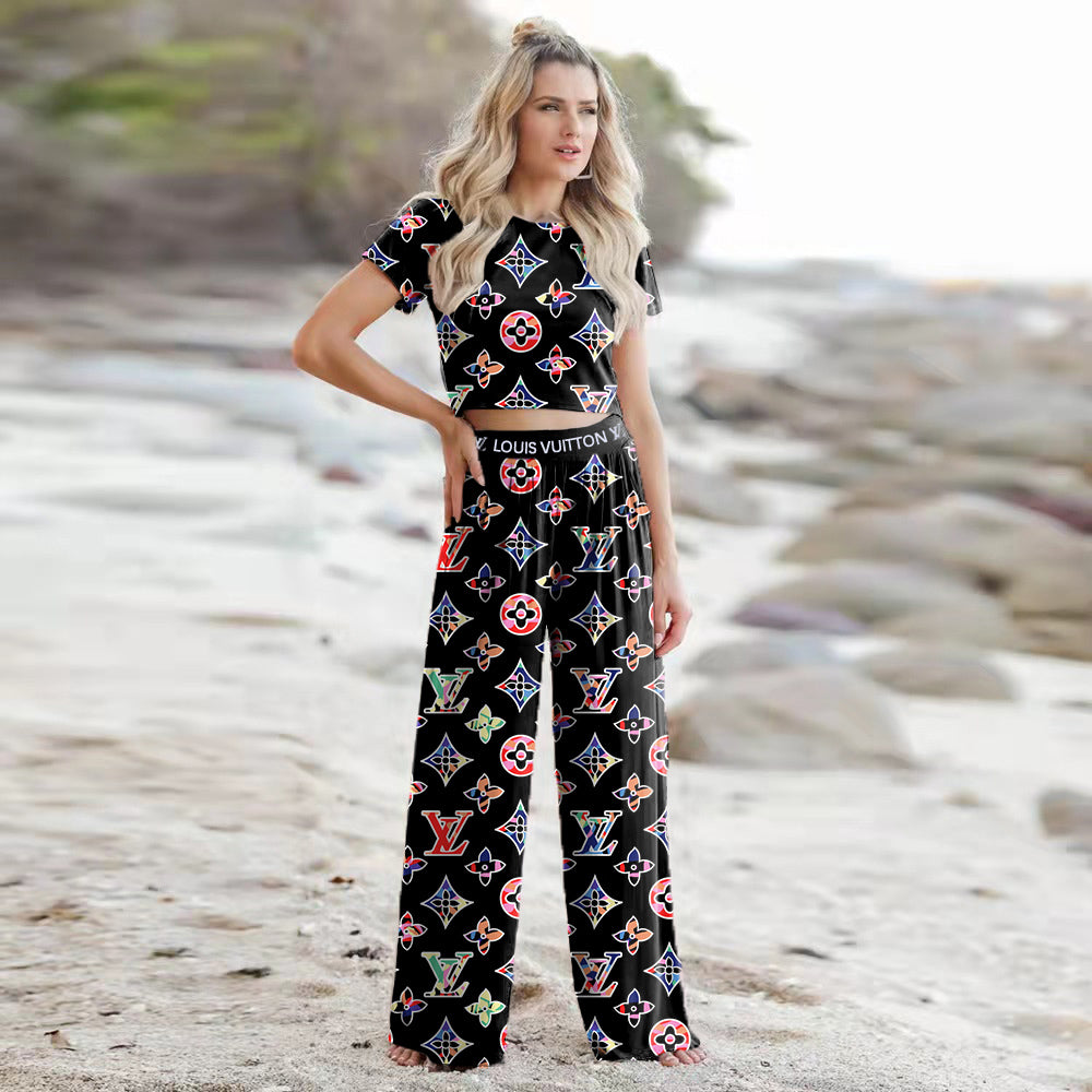 L//v Casual Print Suit