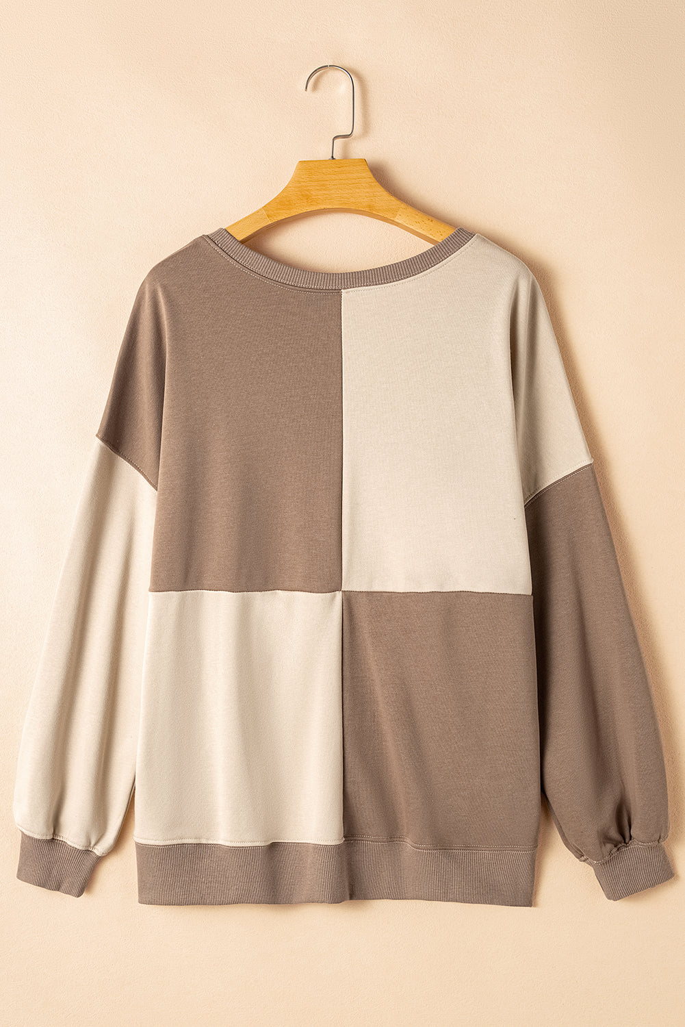 Henley High Low Oversize Sweatshirt