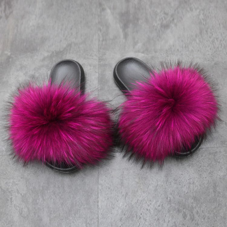 Tiosebon Fur Slippers - KOC