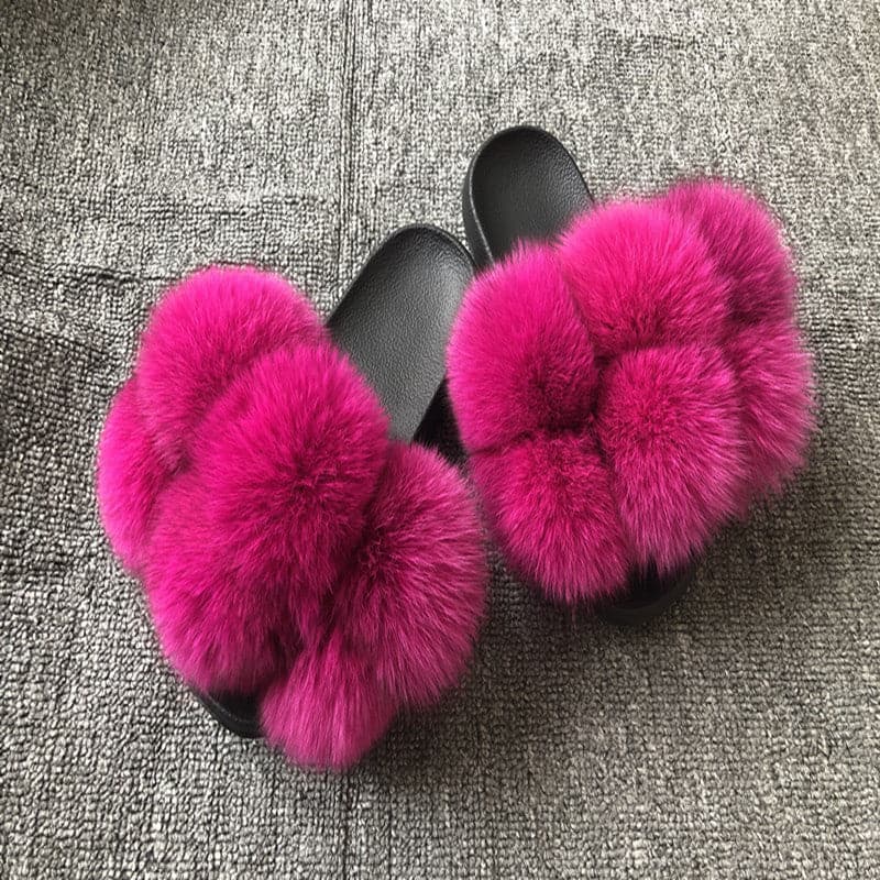 Tiosebon Fur Slippers - KOC