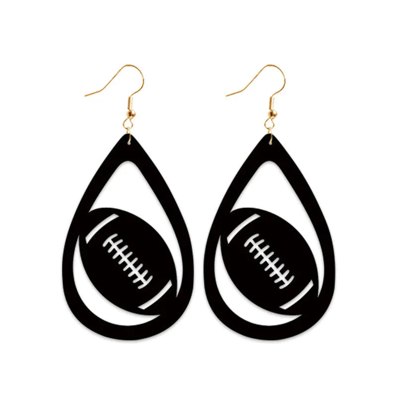 Baseball Volleyball Old Leather Earrings/For 3