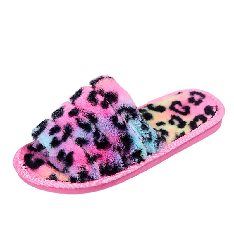 Plush Flat-Bottomed Slippers - KOC
