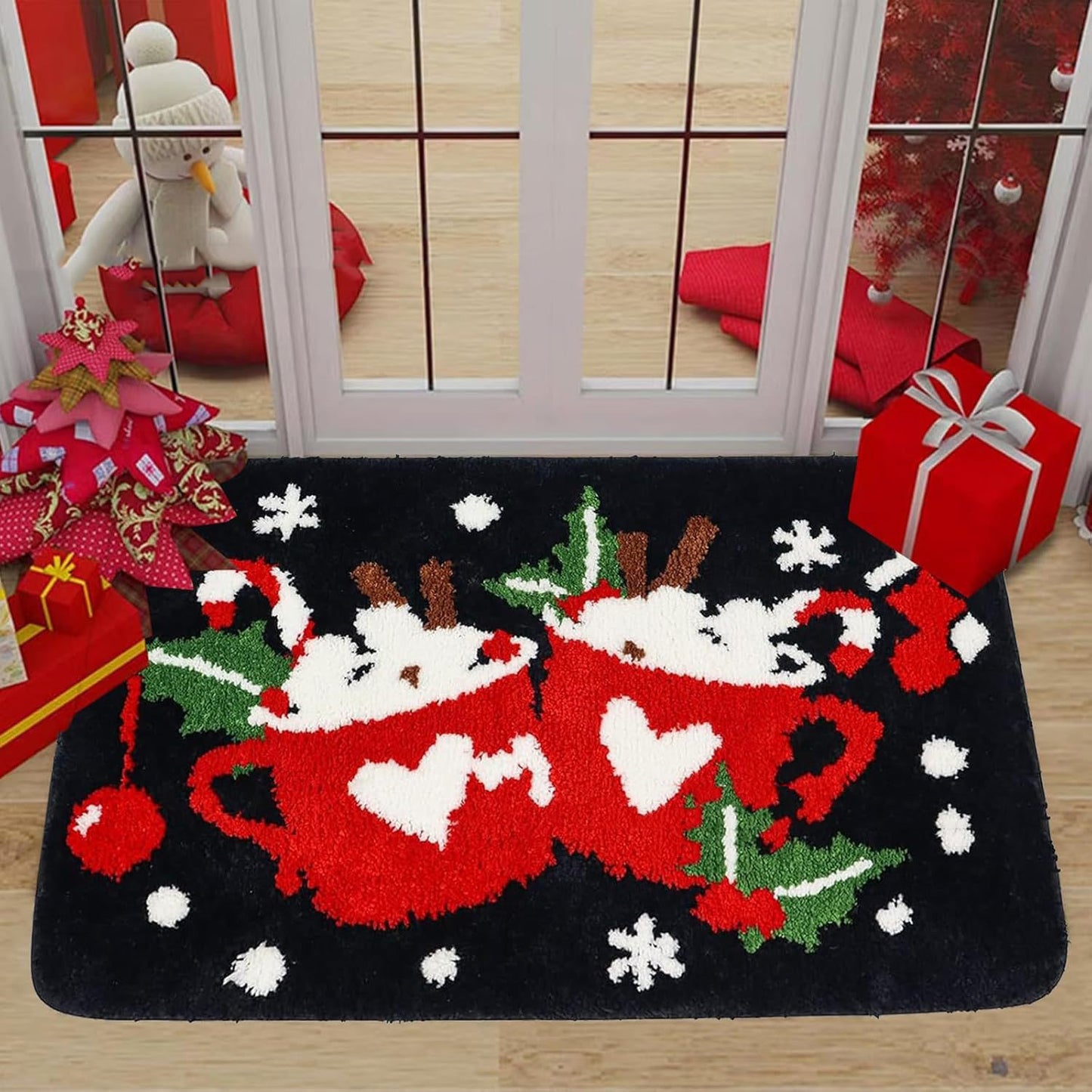 Christmas Snowflake Floor Mat