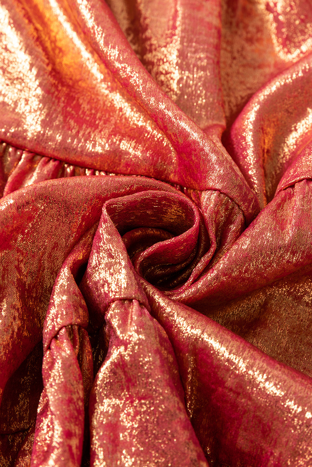 Retro Metallic Mini Dress