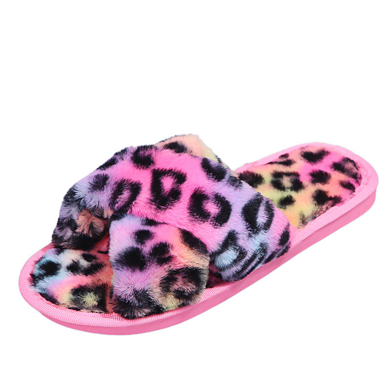 Plush Flat-Bottomed Slippers - KOC