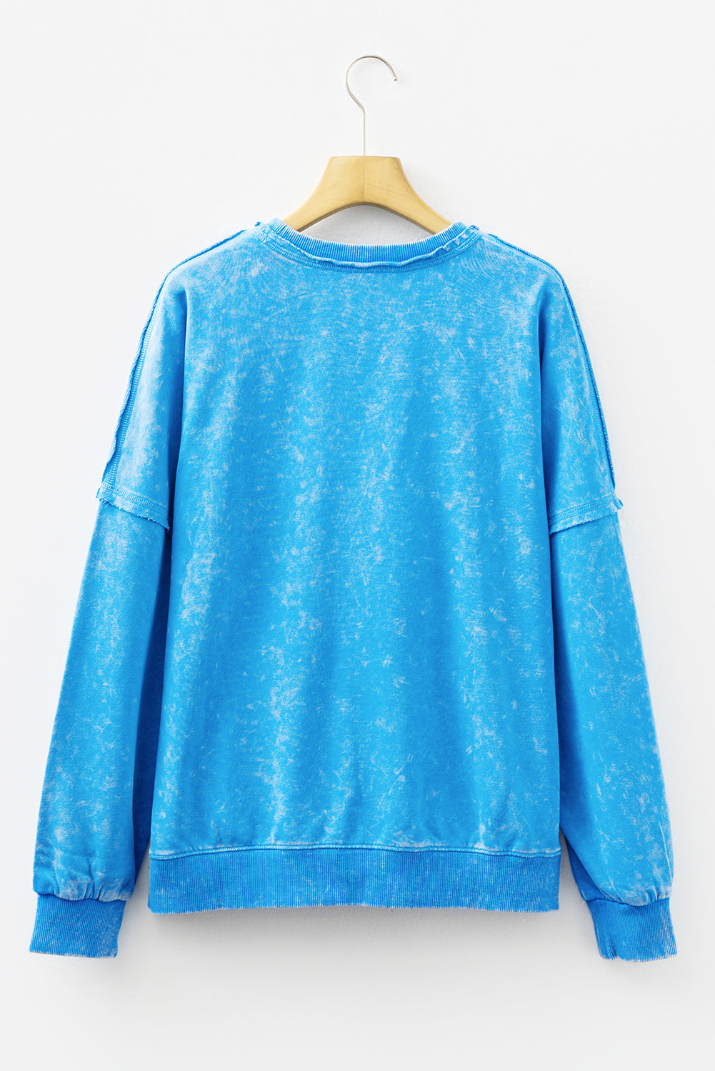 Double Patched Pocket Pullover Sweatshirt