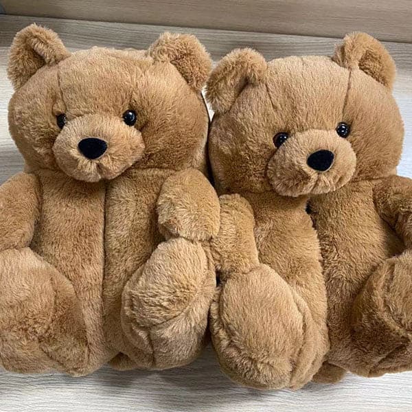 Lady teddy bear slippers - KOC