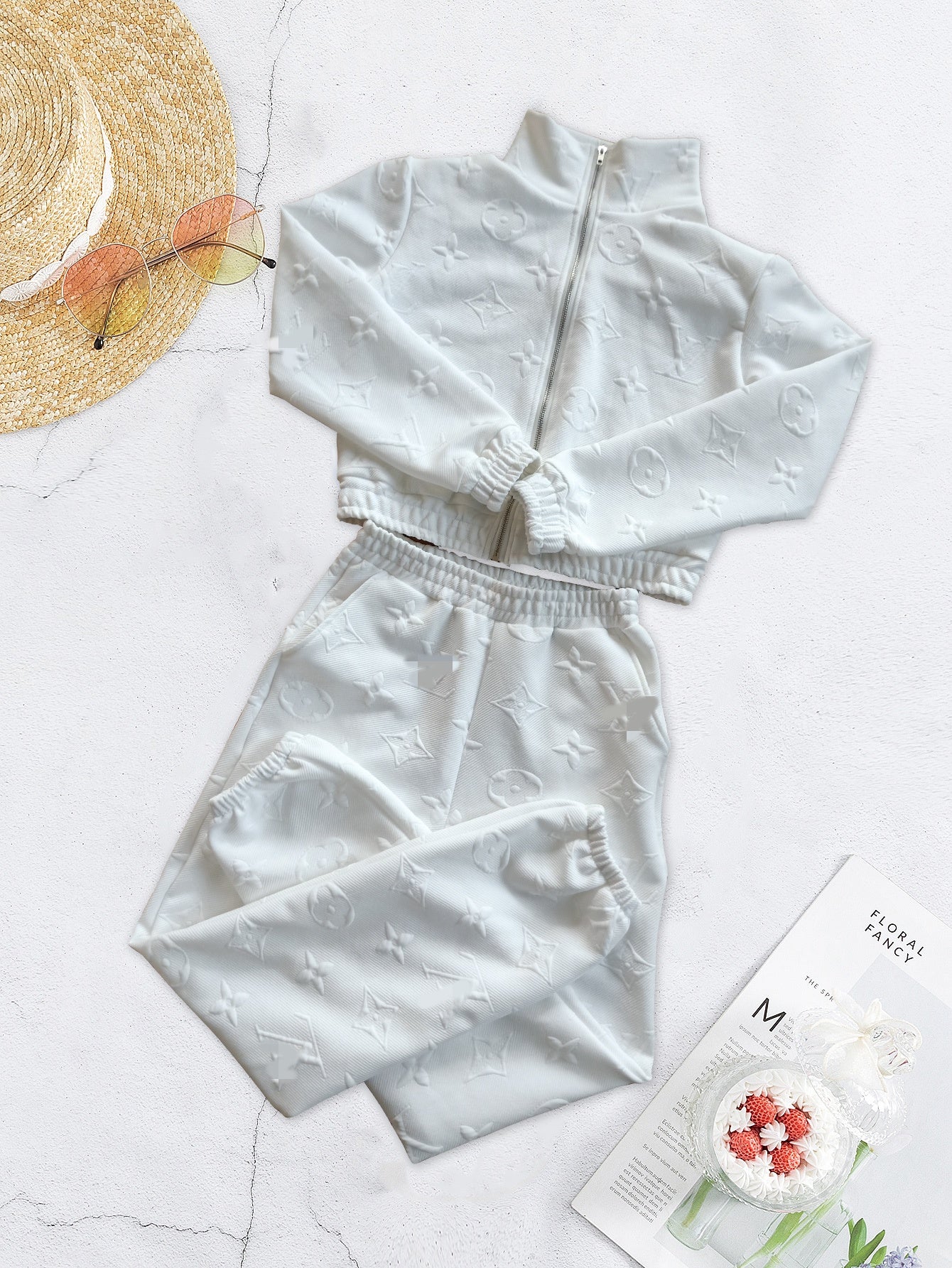 L//v Textured Two-piece Set