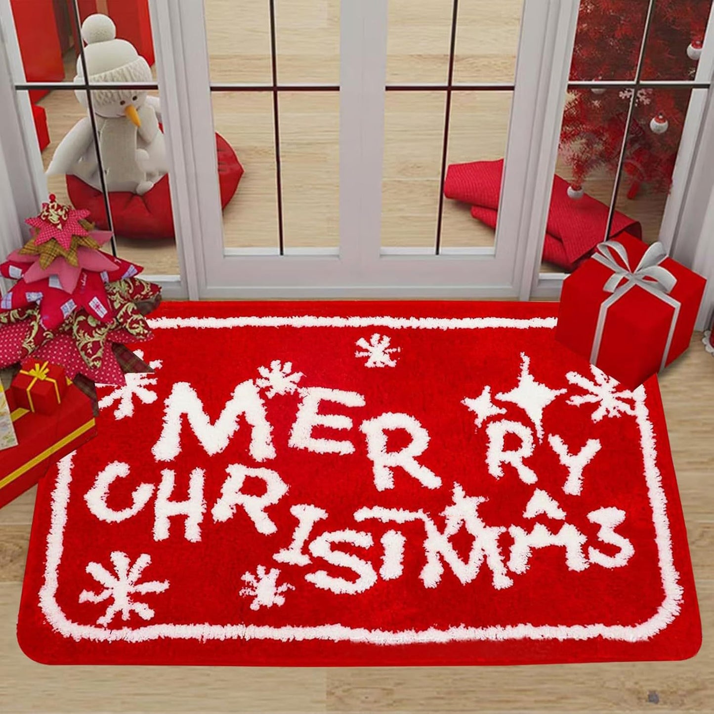 Christmas Snowflake Floor Mat