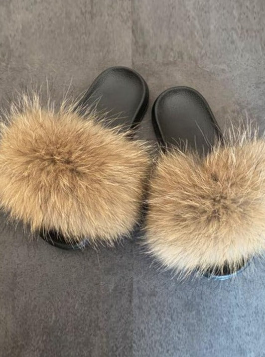 Tiosebon Fur Slippers - KOC