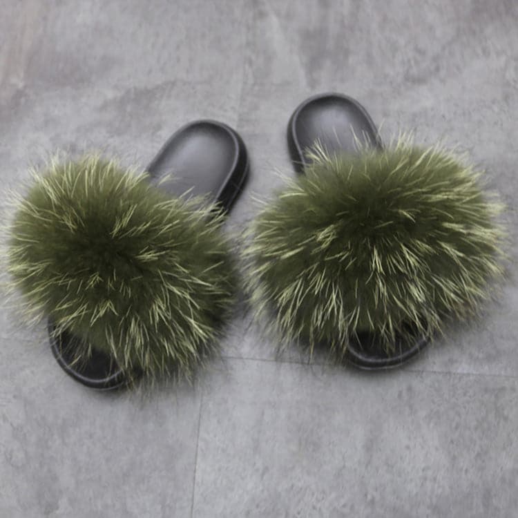 Tiosebon Fur Slippers - KOC