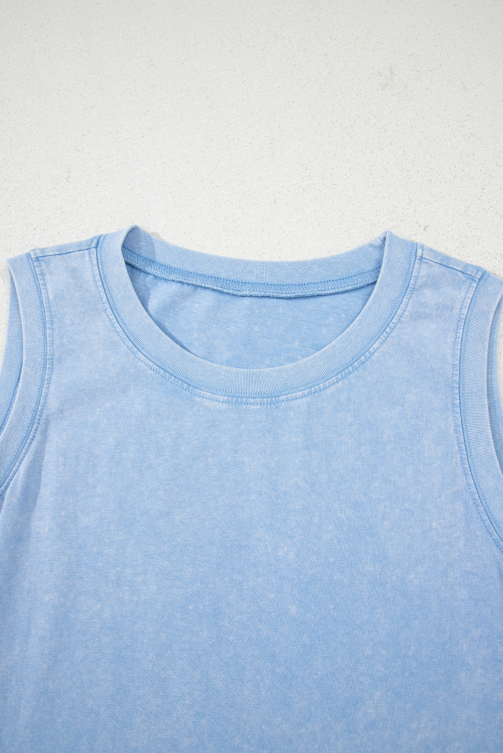 Mineral Wash Tank Mini Dress with Pockets