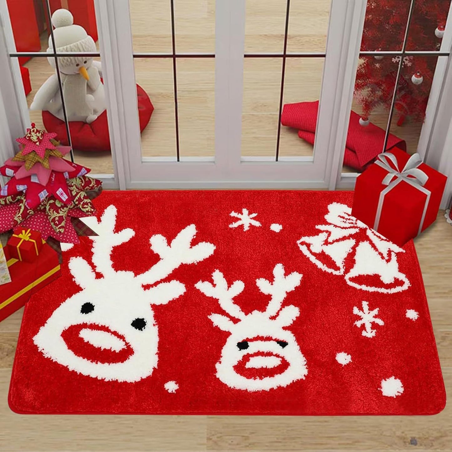 Christmas Snowflake Floor Mat