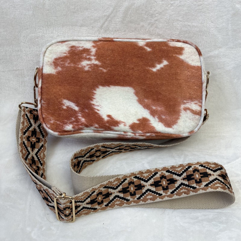 Cow Print Crossbody Bag