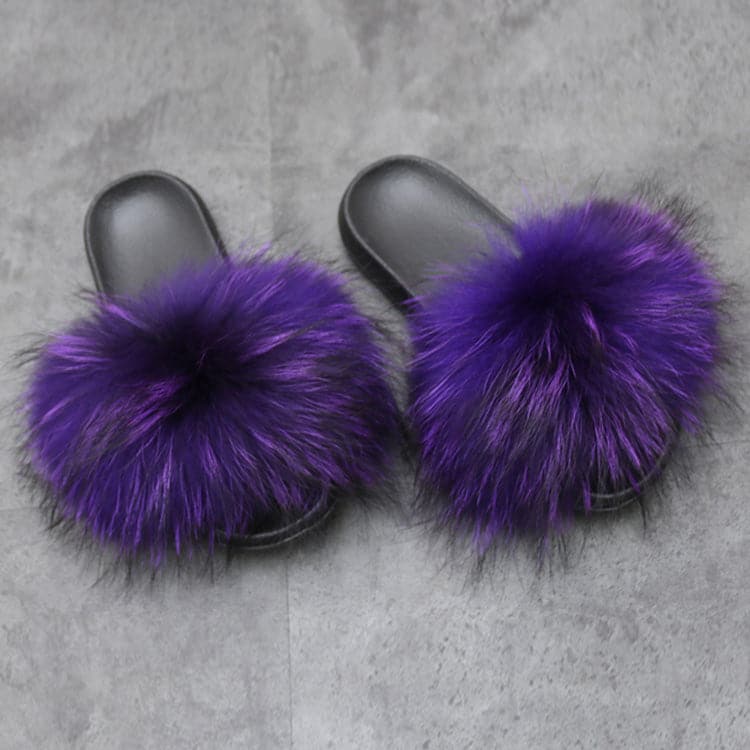 Tiosebon Fur Slippers - KOC