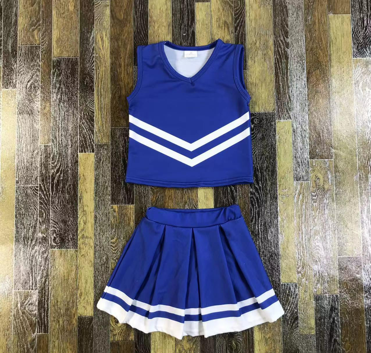 Cheerleading Sleeveless Skirt Set