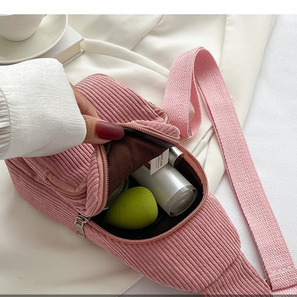 Personalized Name Knitted Sling Bag for Kids