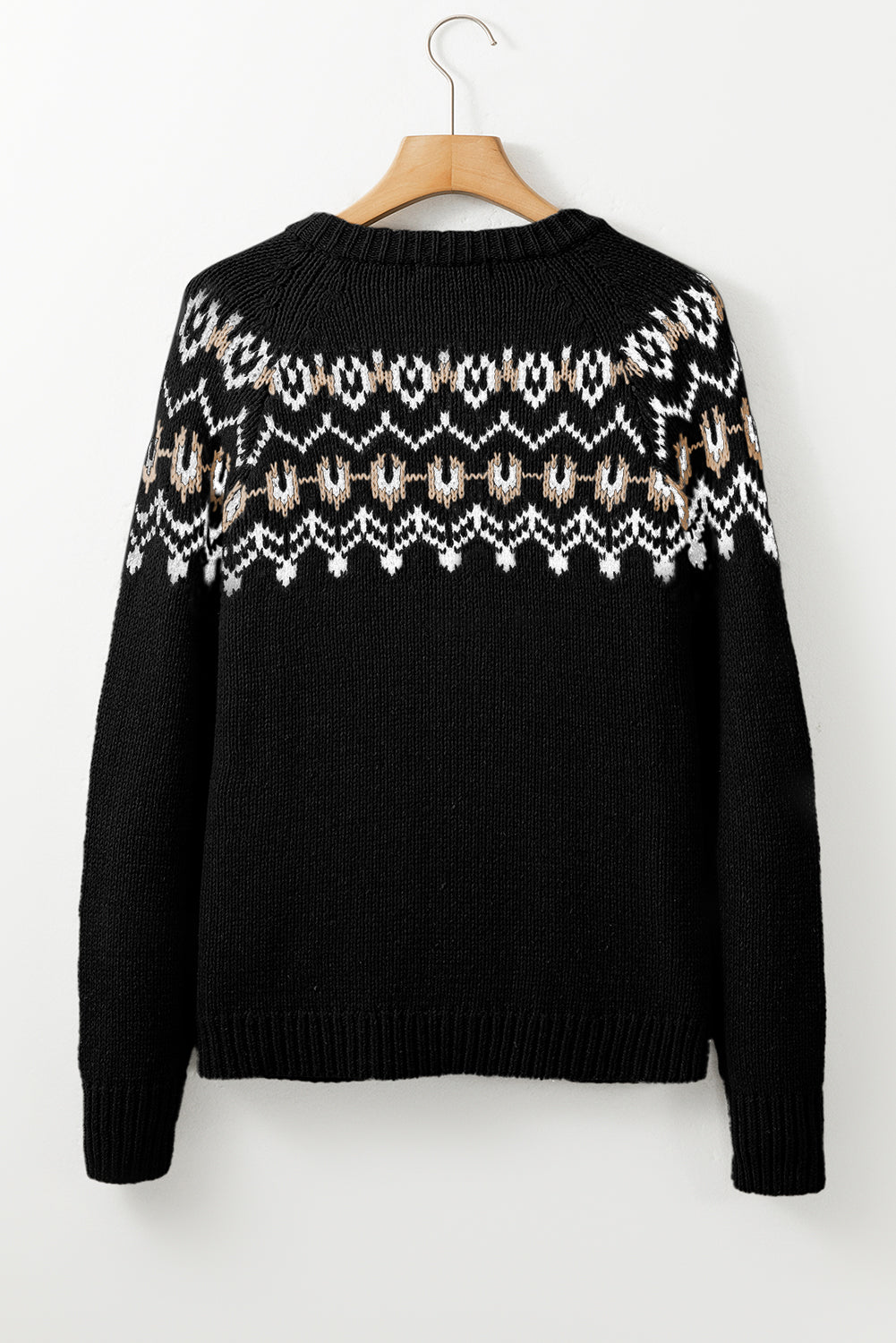Western Fashion Abstract Printed Cardigan Sweater