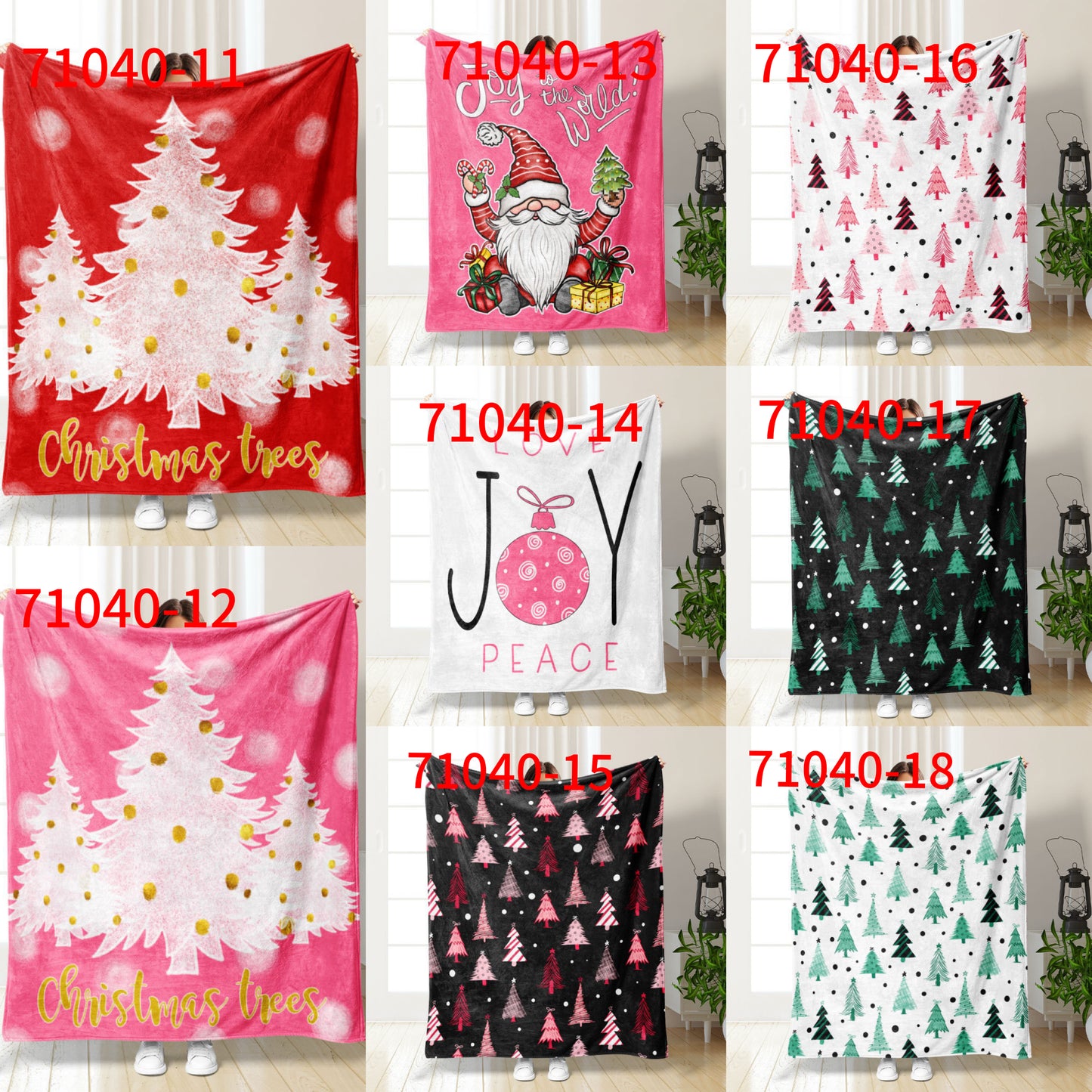 Thickened double-sided printed blanket nap blanket